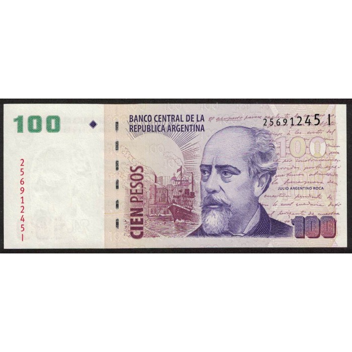 B3725 100 Pesos I 2007 EXC+