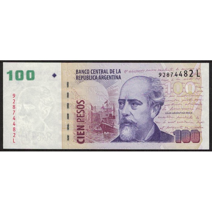 B3735 100 Pesos L 2010 UNC