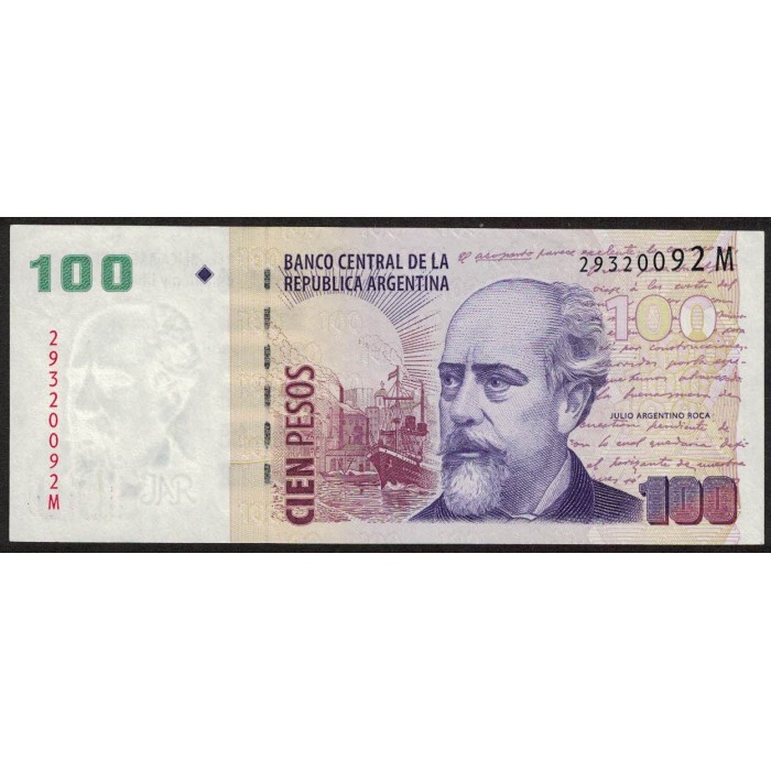 B3736 100 Pesos M 2010 EXC+