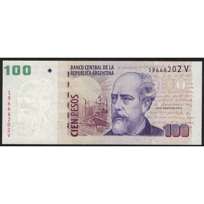 B3750 100 Pesos V 2012 UNC