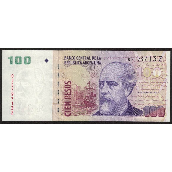 B3757 100 Pesos Z 2012 UNC