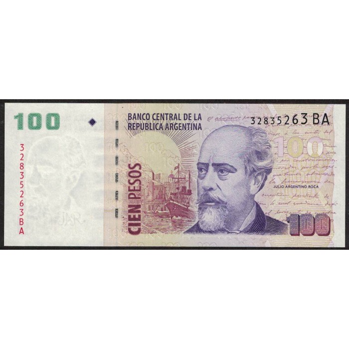 B3759 100 Pesos BA 2013 UNC