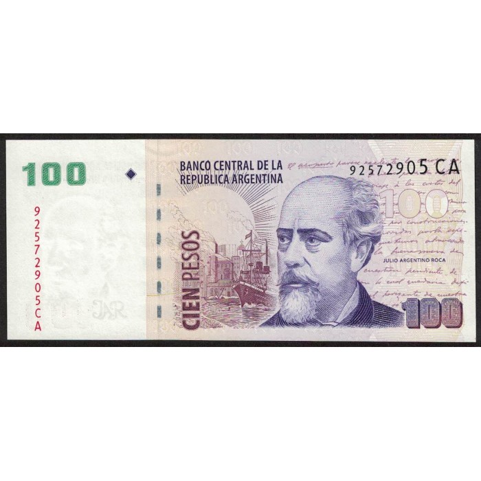 B3760 100 Pesos CA 2013 UNC