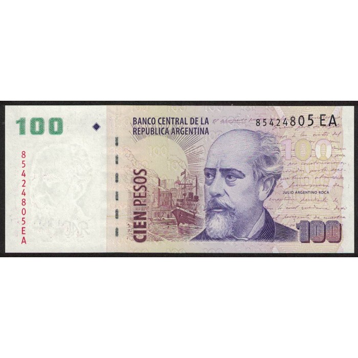 B3762 100 Pesos EA 2013 UNC