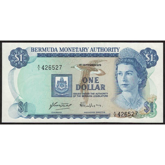 Bermuda P28b 1 Dollar 1979 UNC
