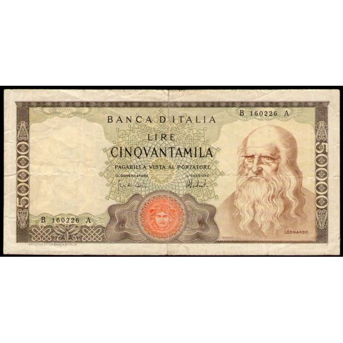 Italia P99c 50.000 Liras 1972 MB