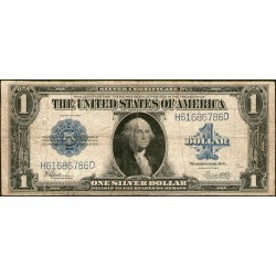 Estados Unidos P342 1 Dollar 1923 Sello Azul MB