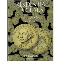 Album Estados Unidos Presidential Dollars H.E Harris Volume 1 2007-2011