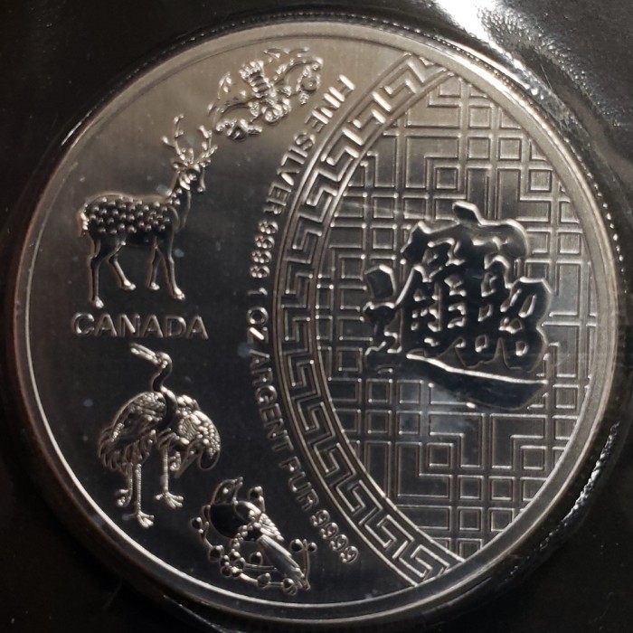 Canada 5 Dollars 2016 Silver 1 oz UNC