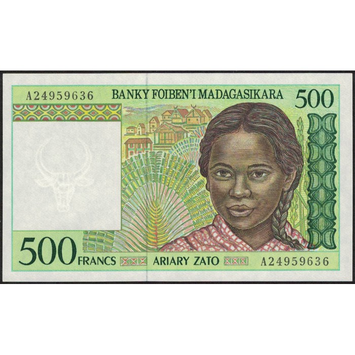 Madagascar 500 Francos P75 UNC