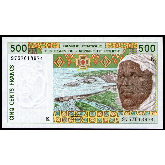 Senegal 500 Francos 1996/98 P710Kg UNC