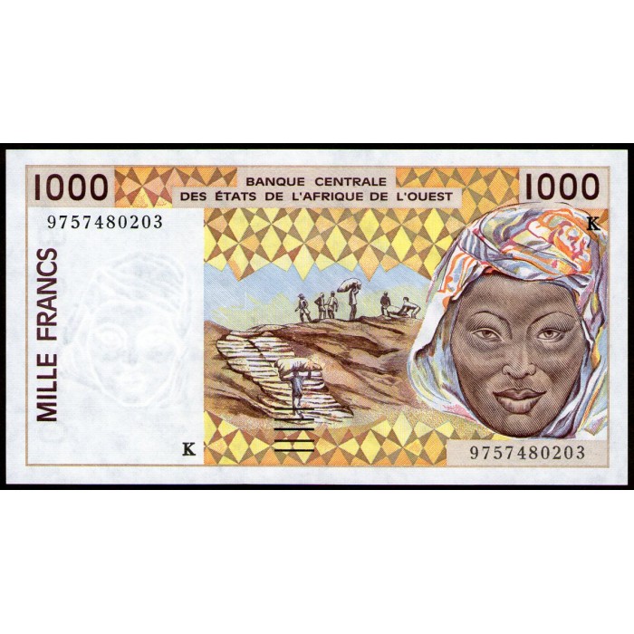 Senegal 1000 Francos 1996/98 P711K UNC