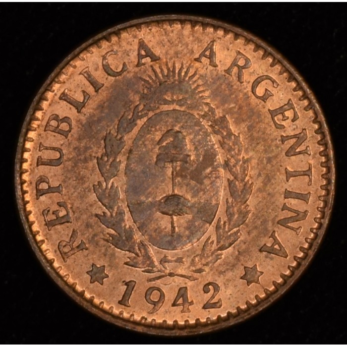 Argentina 1 Centavo 1942 EXC+