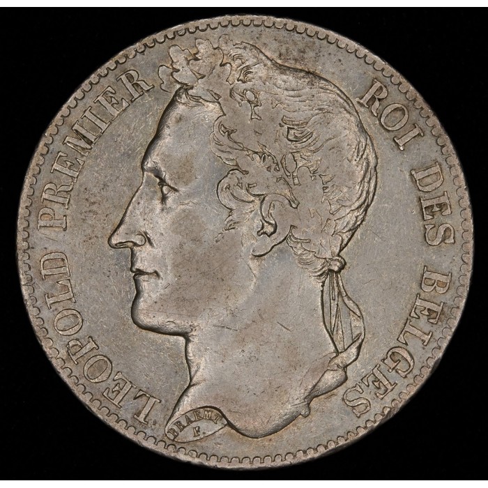 Belgica 5 Francos 1849 KM3.2 Ag MB