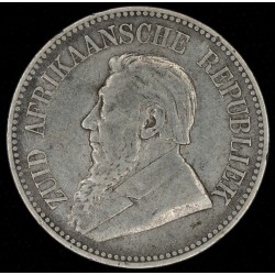 Sudafrica 2 1/2 Shillings 1895 KM7 Ag EXC