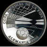 Paraguay 1 Guarani 2004 Arco mundial Fifa Alemania Ag UNC