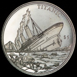 Liberia 5 Dollars 2000 Titanic KM652 UNC