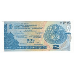 Bono C-242 Chaco 2 Pesos