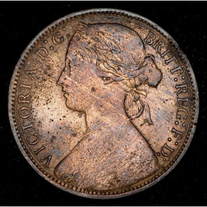 Gran Bretaña 1 Penny 1873 KM749.2 MB+