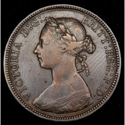 Gran Bretaña 1/2 Penny 1891 KM754 EXC-