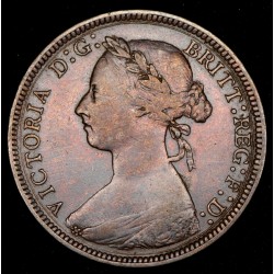 Gran Bretaña 1/2 Penny 1887 KM754 MB+