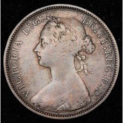 Gran Bretaña 1/2 Penny 1881 H KM754 MB