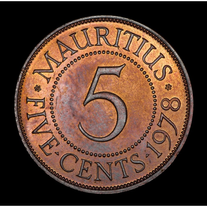 Mauricio 5 Cents 1978 KM34 UNC