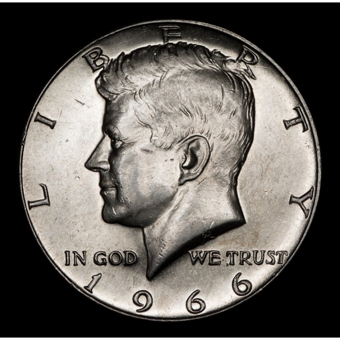 Estados Unidos 1/2 Dolar Kennedy 1966 KM202a Ag UNC