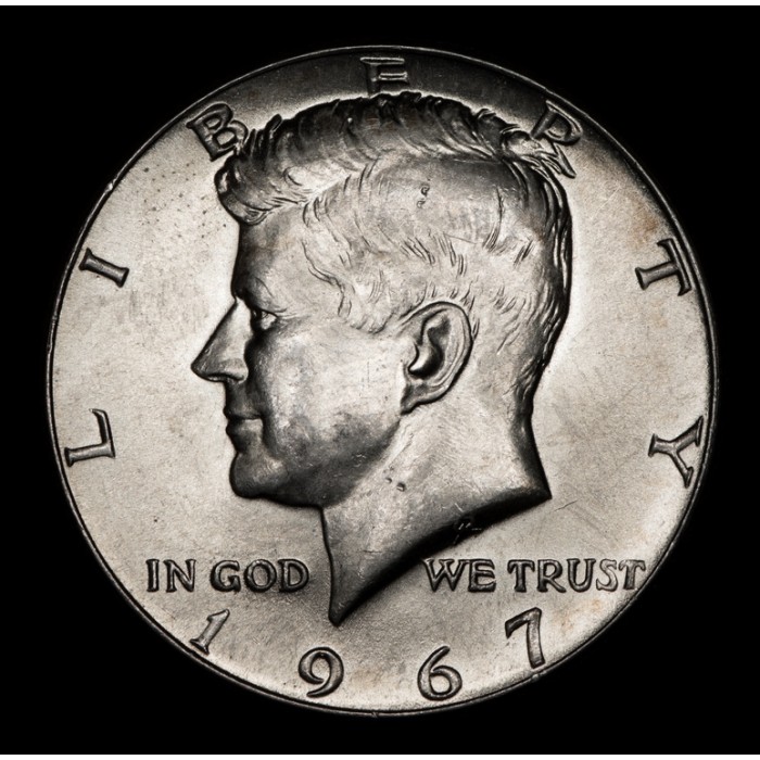 Estados Unidos 1/2 Dolar Kennedy 1967 KM202a Ag UNC