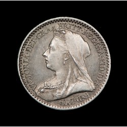 Gran Bretaña 1 Penny 1894 KM775 Ag EXC+