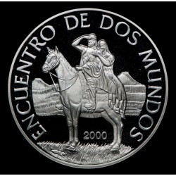 Uruguay 250 Pesos Uruguayos 2000 KM117 IV Serie Iberoamericana Ag UNC