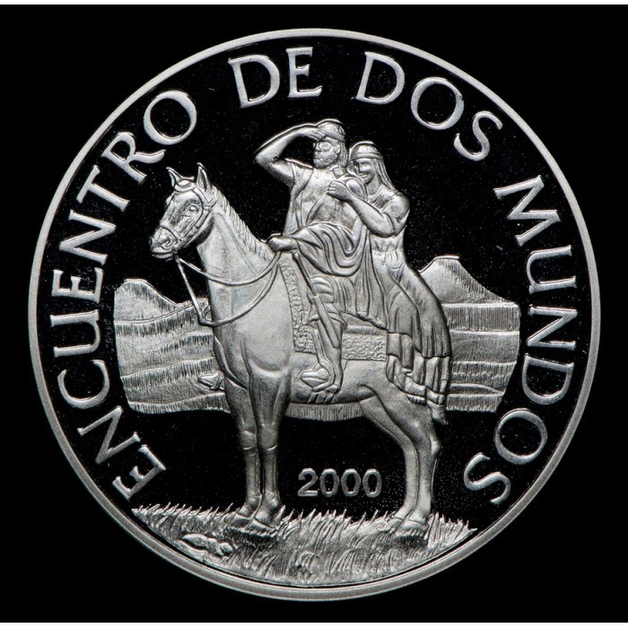 Uruguay 250 Pesos Uruguayos 2000 KM117 IV Serie Iberoamericana Ag UNC