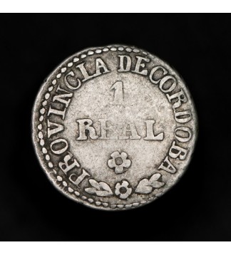 Cordoba 1 Real 1848 A1-R1 CJ56.1.1 Ag MB/MB+