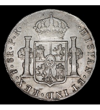 Potosi 8 Reales 1792 PR CJ76.4.2 Carlos IIII Ag MB-