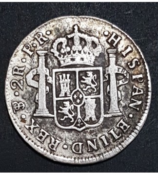 Potosi 2 Reales 1777 PR CJ:65.6.1 Carlos III