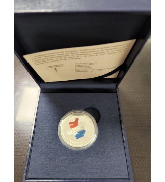 Paraguay 1 Guarani 2017 KM222 Reunion BID Ag UNC
