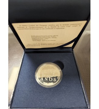 Paraguay 1 Guarani 2020 KM225 150 Aniv Batalla Cerro Corá Ag UNC