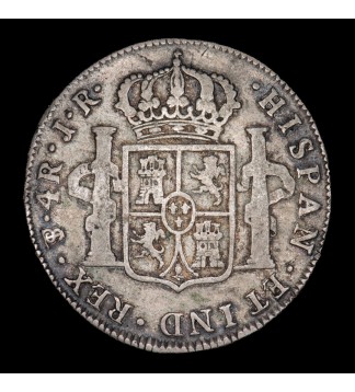 Potosi 4 Reales 1774 JR Carlos III CJ64.2.1Ag B/MB