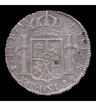 Potosi 4 Reales 1808 PJ CJ77.20.1 Ag MB+