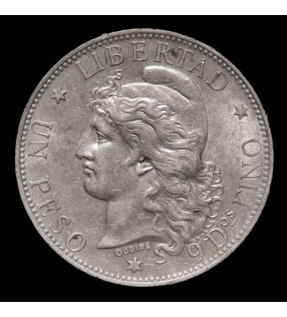 Argentina Patacon 1 Peso 1882 CJ13.1.1 Ag EXC