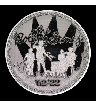Reino Unido 2 Libras 2022 Rolling Stones Ag 1Oz Proof UNC