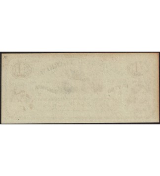 Entre Rios Banco Oxandaburu y Garbino 1 Peso Boliviana 1869 REMAINDER PS1782r ENR-119r UNC