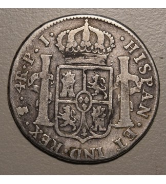 Potosi 4 Reales 1807 PJ CJ:77.19 Carlos IIII