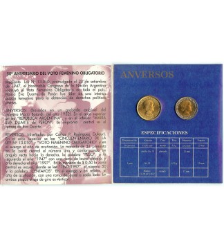 Blister Eva Perón 1997