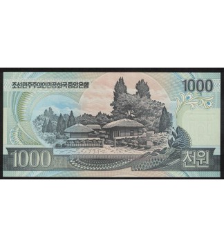 Corea del Norte P45b 1000 Won 2006 UNC
