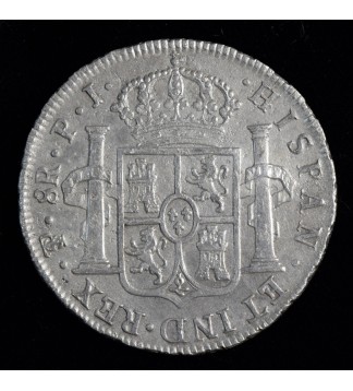 Potosi 8 Reales 1822 PJ CJ86.12 Fernando VII